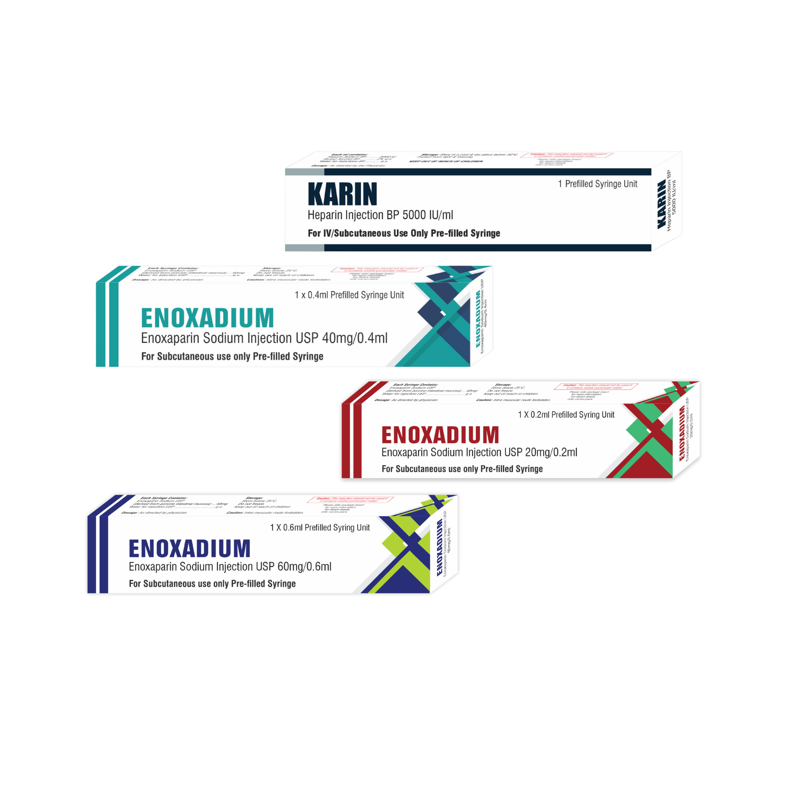 PREFILLED SYRINGES (Launching soon)