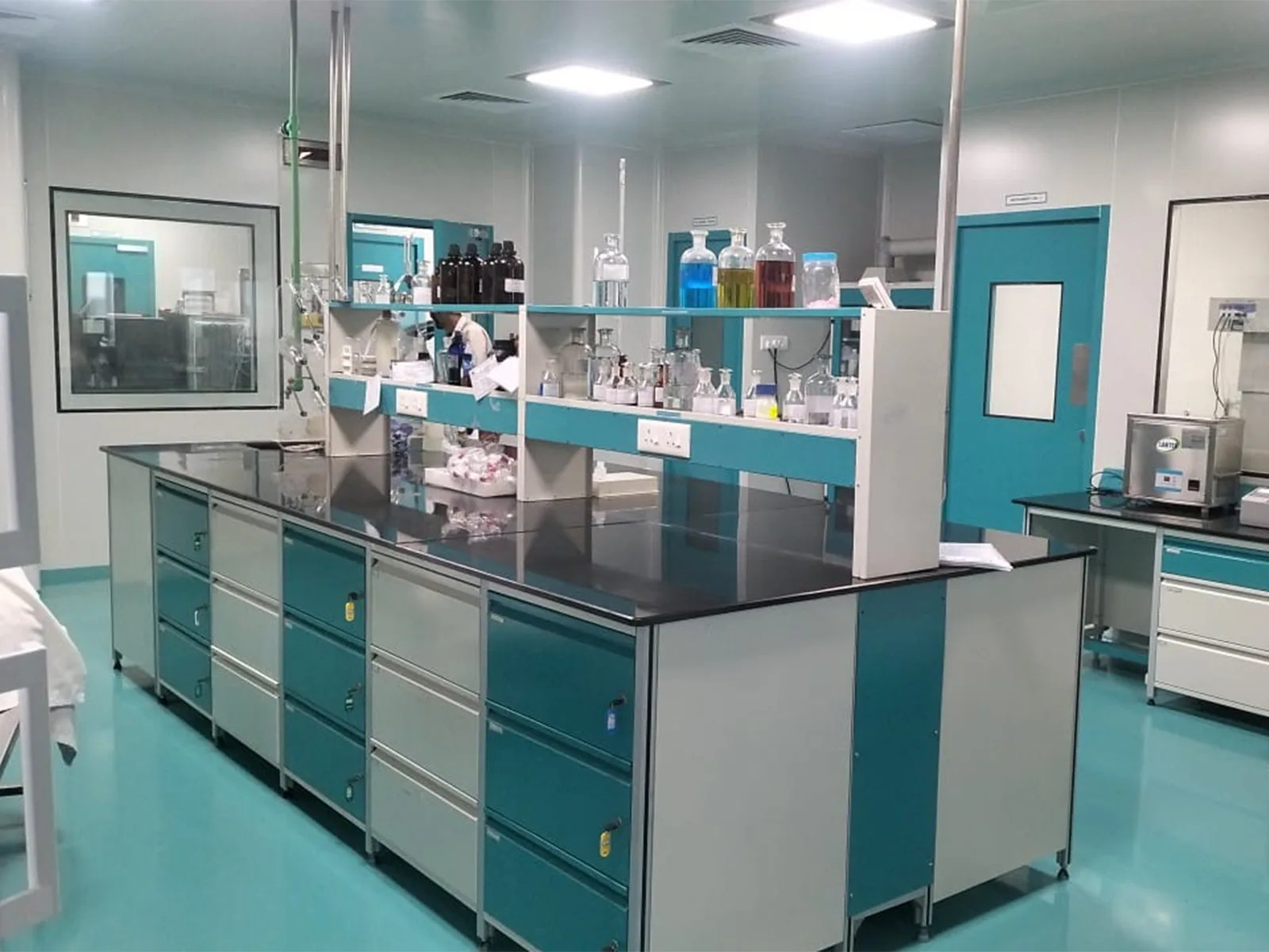Modern pharmaceutical laboratory at Kilitch’s Ethiopia Plant
