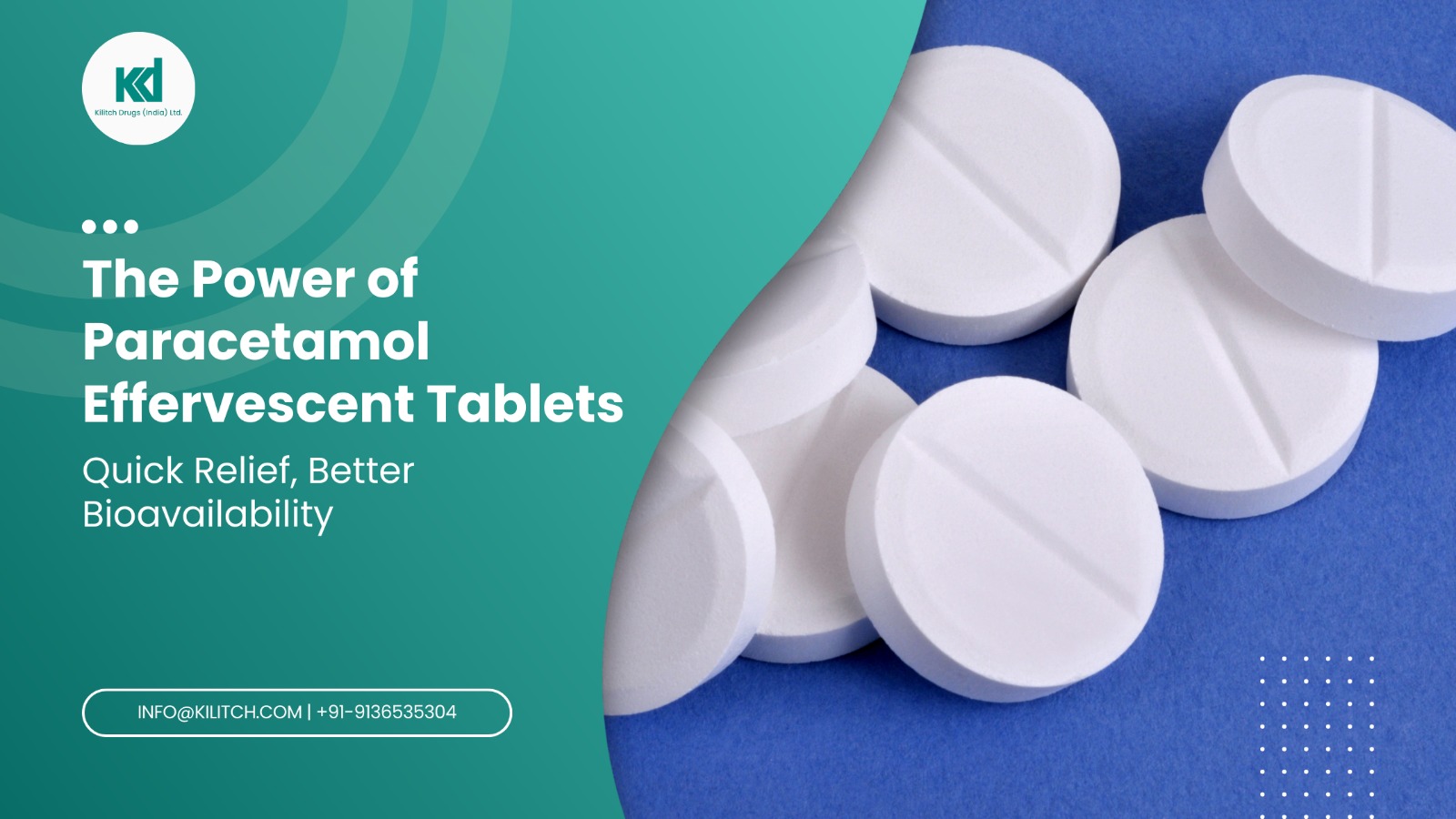 The Power of Paracetamol Effervescent Tablets Quick Relief, Better Bioavailability